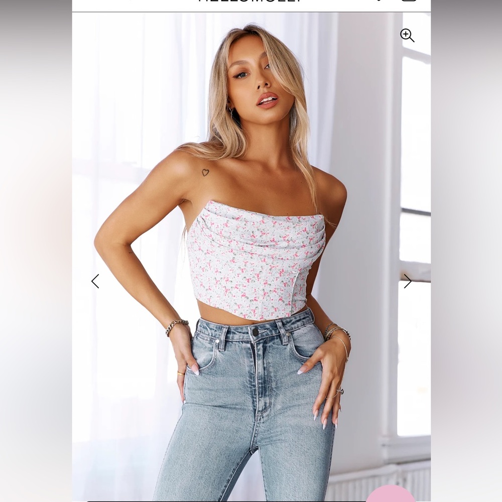 Hello Molly Sylvan Scenes Crop Top